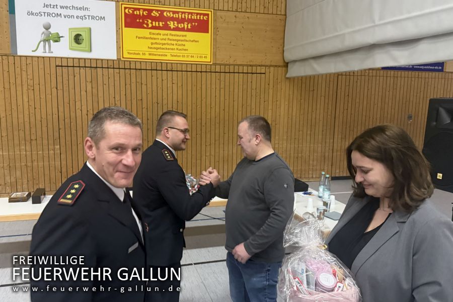 Jahreshauptversammlung der FF Stadt Mittenwalde